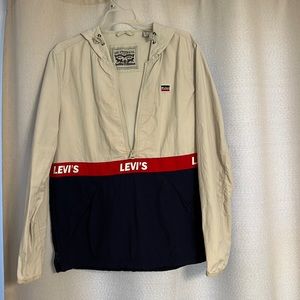 Mens Levi’s Pullover Wind Breaker sz small